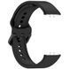 Ремешок силиконовый для Samsung Galaxy Fit 3 черный 106335 фото 1