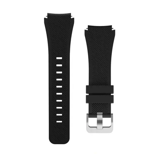 Ремінець силікон (класик) для Garmin Forerunner 255 | Forerunner 265 чорний 105786 фото