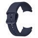 Ремінець силікон (класик) для Samsung Galaxy Watch 4 | 4 Classic темно-синій 101634 фото