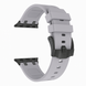 Ремінець силікон (класик) для Apple Watch 46 mm (Series 10 | 11) gray-black 107249 фото