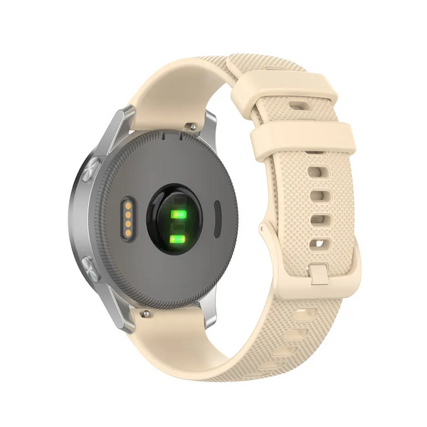 Ремінець силікон (текстурний) для Xiaomi Watch S4 (41 mm) бежевий 108481 фото