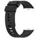 Ремінець силікон (кнопка) для Xiaomi Redmi Watch 4 | Redmi Watch 5 чорний 106343 фото 1