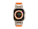 Ремешок силикон+метал для Apple Watch 42 mm (Series 1 | 2 | 3) titanium-orange 105026 фото 4