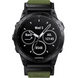 Ремешок тканевый для Garmin Tactix 8 (47 mm) зеленый хаки 108107 фото 3