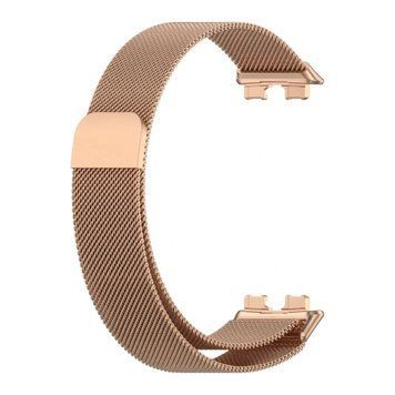 Ремешок миланская петля для Huawei Band 8 | Band 9 | Band 10 розовое золото 109284 фото