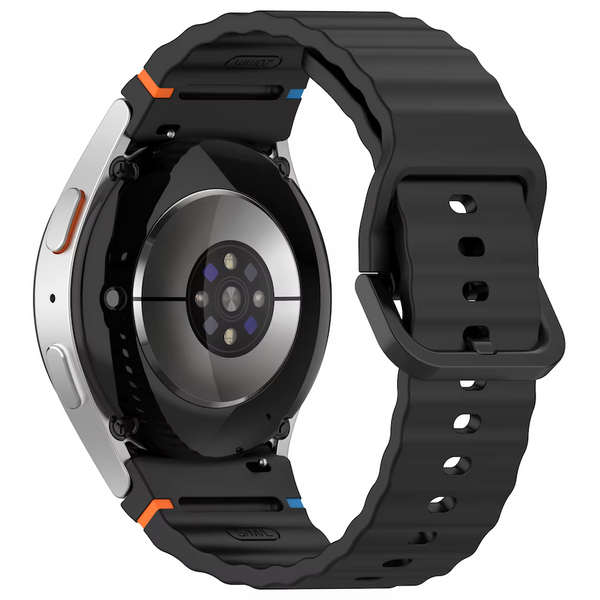 Ремінець спортивний для Samsung Galaxy Watch 4 | 4 Classic чорний 106397 фото