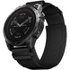 Ремінець тканинний для Garmin Fenix 7 | Fenix 7 Pro чорний 106898 фото 2