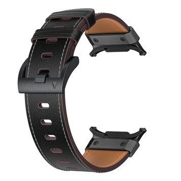 Ремінець шкіряний для Samsung Galaxy Watch Ultra | Ultra 2025 чорний 107200 фото