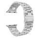 Ремешок браслет (3 звена) для Apple Watch 44 mm (Series 4 | 5 | 6 | SE | SE 2 | SE 3) серебряный 101901 фото