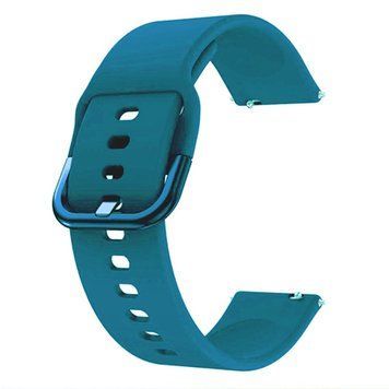 Ремінець силікон (на застібці) для Haylou Watch 4S (LS26) | Watch S6 аквамарин 109046 фото