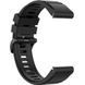 Ремінець силіконовий для Garmin Fenix 5 | Fenix 5 Plus чорний 102733 фото 3