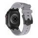 Ремешок силикон (классик) для Apple Watch 38 mm (Series 1 | 2 | 3) gray-black 109469 фото 2