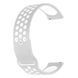 Ремінець силікон (перфорація) для Amazfit Cheetah (Square) сіро-білий 107695 фото 1
