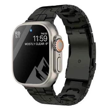 Ремешок титановый браслет для Apple Watch 42 mm (Series 1 | 2 | 3) black 101864 фото