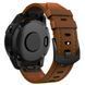 Ремінець шкіряний для Garmin Fenix 8 | Fenix 8 Pro | Fenix E (47 mm) коричневий 107417 фото