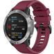Ремінець силіконовий для Garmin Tactix 8 (47 mm) бордовий 108100 фото 4