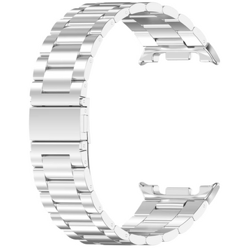 Ремешок браслет (3 звена) для Samsung Galaxy Watch 8 | 8 Classic серебряный 107503 фото