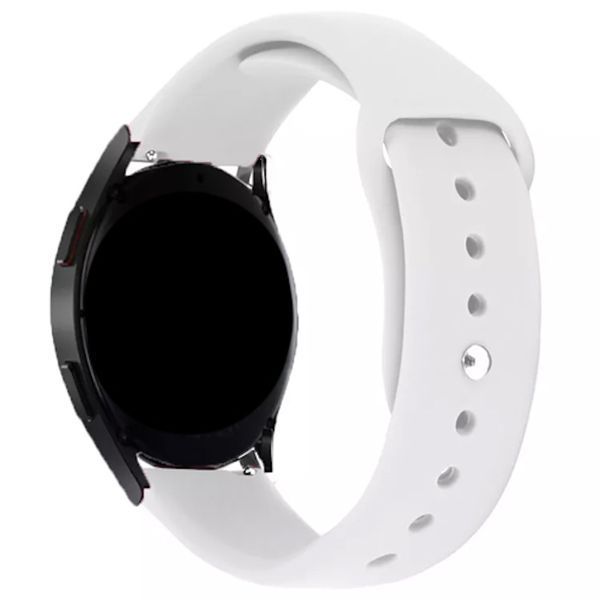 Ремінець силікон (кнопка) для Amazfit Balance 2 білий 108211 фото