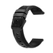 Ремінець шкіра+силікон для Samsung Galaxy Watch 3 (45 mm) чорно-чорний 101620 фото 1