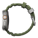 Ремешок силикон (ребристый) для Apple Watch 46 mm (Series 10 | 11) titanium-green 107230 фото 5