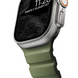Ремешок силикон (ребристый) для Apple Watch 46 mm (Series 10 | 11) titanium-green 107230 фото 4