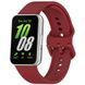 Ремешок силиконовый для Samsung Galaxy Fit 3 бордовый 106331 фото 2