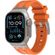 Ремешок силикон (классик) для Apple Watch 45 mm (Series 7 | 8 | 9) orange-titanium 107242 фото 2