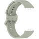 Ремінець силіконовий для Samsung Galaxy Fit 3 сіро-зелений 106333 фото